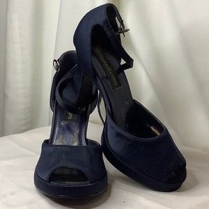Unlisted Blue Open-Toed Heel